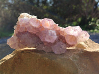 Natural Amethyst Spirit Quartz Clusters x 2 From Boekenhouthoek, South Africa