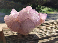 Natural Amethyst Spirit Quartz Clusters x 2 From Boekenhouthoek, South Africa