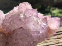 Natural Amethyst Spirit Quartz Clusters x 2 From Boekenhouthoek, South Africa