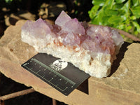 Natural Amethyst Spirit Quartz Clusters x 2 From Boekenhouthoek, South Africa