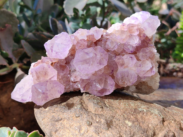 Natural Amethyst Spirit Quartz Clusters x 2 From Boekenhouthoek, South Africa