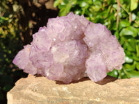 Natural Amethyst Spirit Quartz Clusters x 2 From Boekenhouthoek, South Africa
