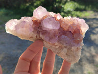 Natural Amethyst Spirit Quartz Clusters x 2 From Boekenhouthoek, South Africa
