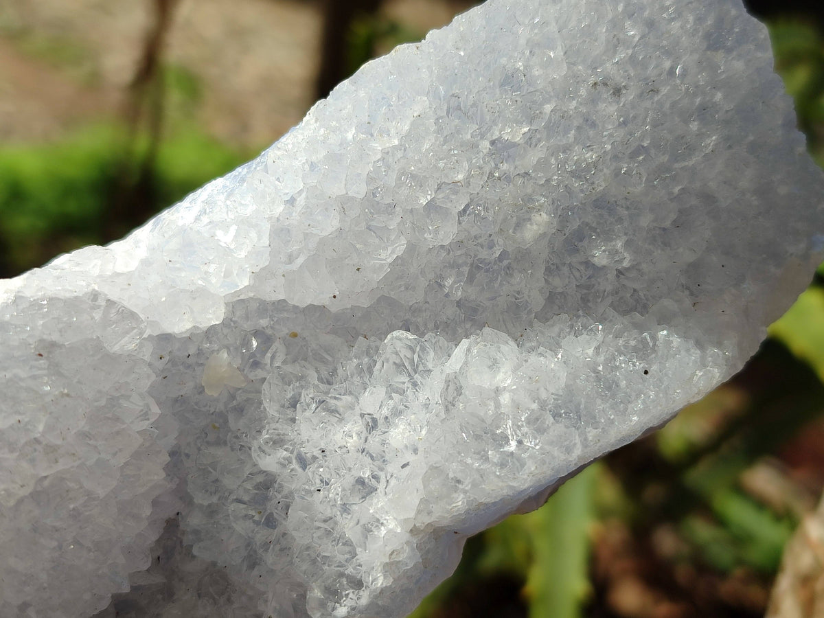 Natural Blue Lace Agate Geode Specimens x 5 From Nsanje, Malawi - Toprock Gemstones and Minerals 