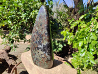Polished Eclogite Garnet Standing Free Form x 1 From Northern Cape, South Africa