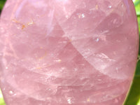 Polished Gemmy Deep Pink and Lavender Rose Quartz Standing Free Forms x 2 Madagascar - Toprock Gemstones and Minerals 