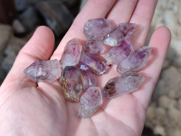 Natural Royal Zulu Amethyst Crystals x 70 from KwaZulu Natal, South Africa