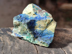Natural Shattuckite with Azurite, Chrysocolla and Malachite Cobbed Pieces x 20 From Namibia - Toprock Gemstones and Minerals 