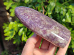 Polished Purple Lepidolite Standing Free Forms x 2 From Zimbabwe - Toprock Gemstones and Minerals 