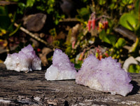 Natural Amethyst Spirit Quartz Clusters x 6 From South Africa