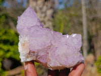 Natural Amethyst Spirit Quartz Clusters x 6 From South Africa