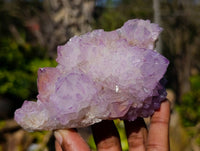Natural Amethyst Spirit Quartz Clusters x 6 From South Africa