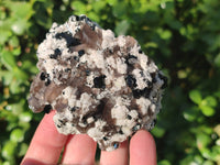 Natural Schorl Black Tourmaline, Smokey Quartz with some Hyalite Opal x 6 From Erongo, Namibia