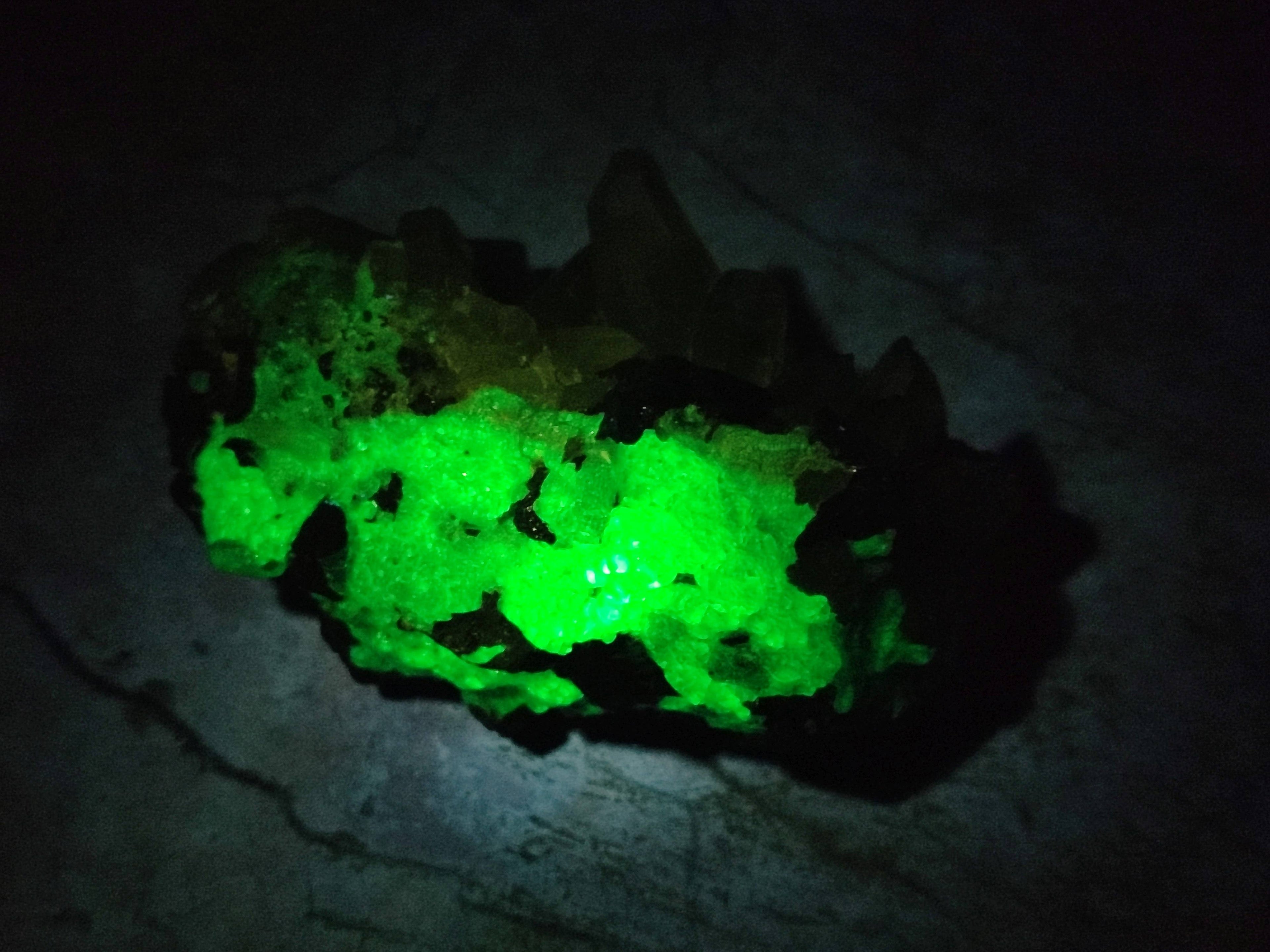 Natural Schorl Black Tourmaline, Smokey Quartz with some Hyalite Opal x 6 From Erongo, Namibia - Toprock Gemstones and Minerals 