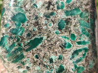 Polished Emerald Mica In Matrix 'Mutokolite' Standing Free Forms x  From Mutoko, Zimbabwe - Toprock Gemstones and Minerals 