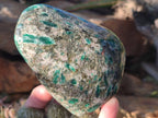 Polished Emerald Mica In Matrix 'Mutokolite' Standing Free Forms x  From Mutoko, Zimbabwe - Toprock Gemstones and Minerals 