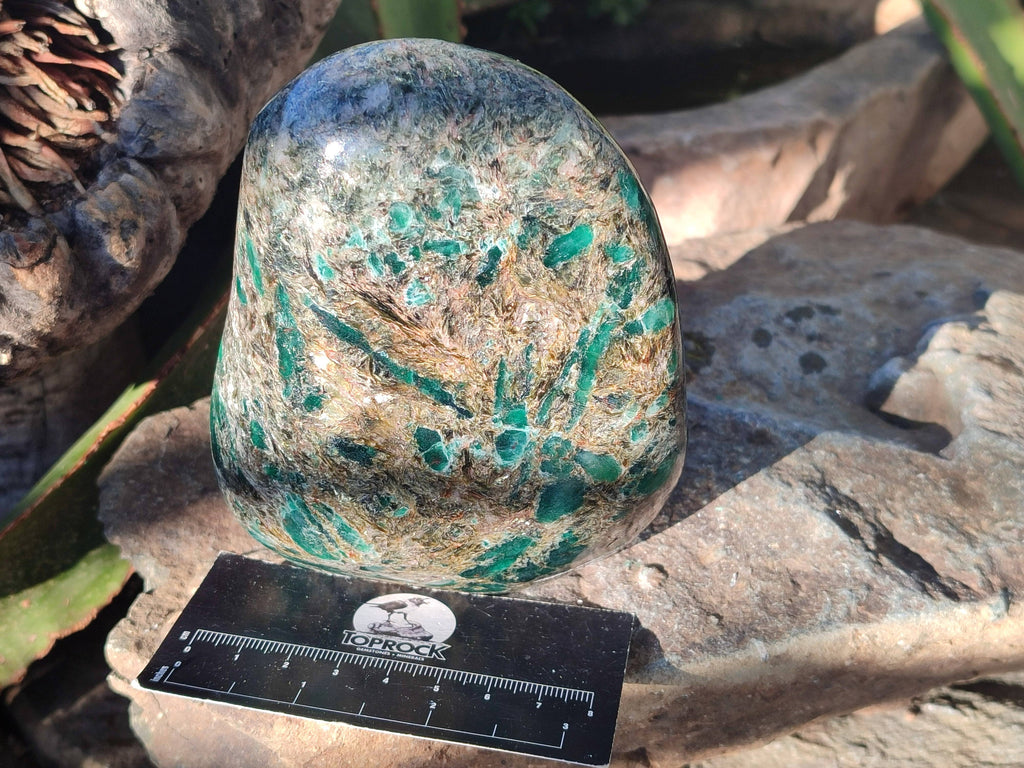 Polished Emerald Mica In Matrix 'Mutokolite' Standing Free Forms x  From Mutoko, Zimbabwe - Toprock Gemstones and Minerals 