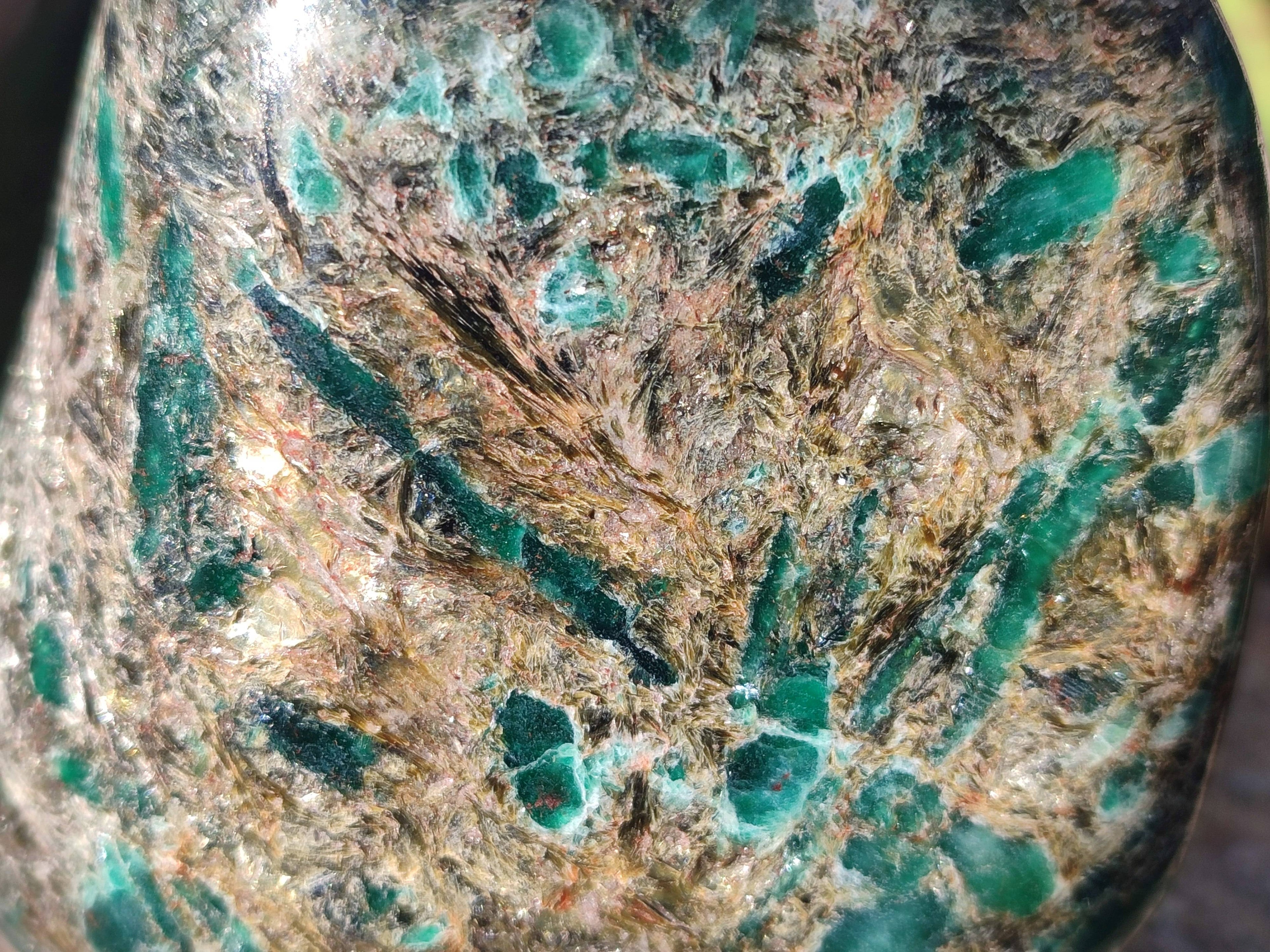 Polished Emerald Mica In Matrix 'Mutokolite' Standing Free Forms x  From Mutoko, Zimbabwe - Toprock Gemstones and Minerals 