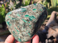 Polished Emerald Mica In Matrix 'Mutokolite' Standing Free Forms x  From Mutoko, Zimbabwe - Toprock Gemstones and Minerals 