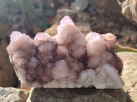 Natural Amethyst Spirit Quartz Clusters x 4 From Boekenhouthoek, South Africa