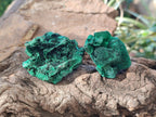Natural Silky Malachite Specimens x 12 From Kasompe, Congo - Toprock Gemstones and Minerals 