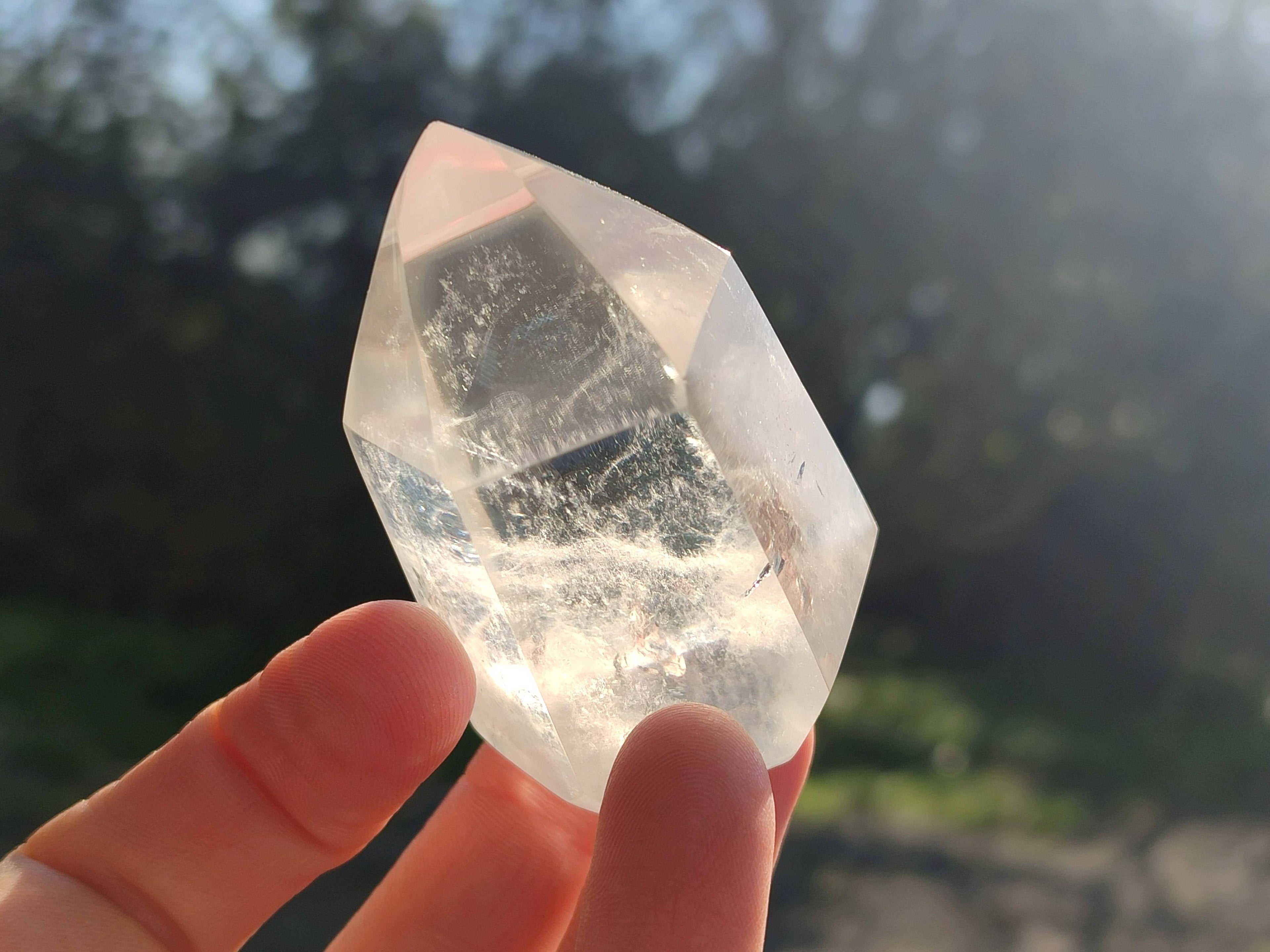 Polished Quartz Crystals x 6 From Madagascar - Toprock Gemstones and Minerals 