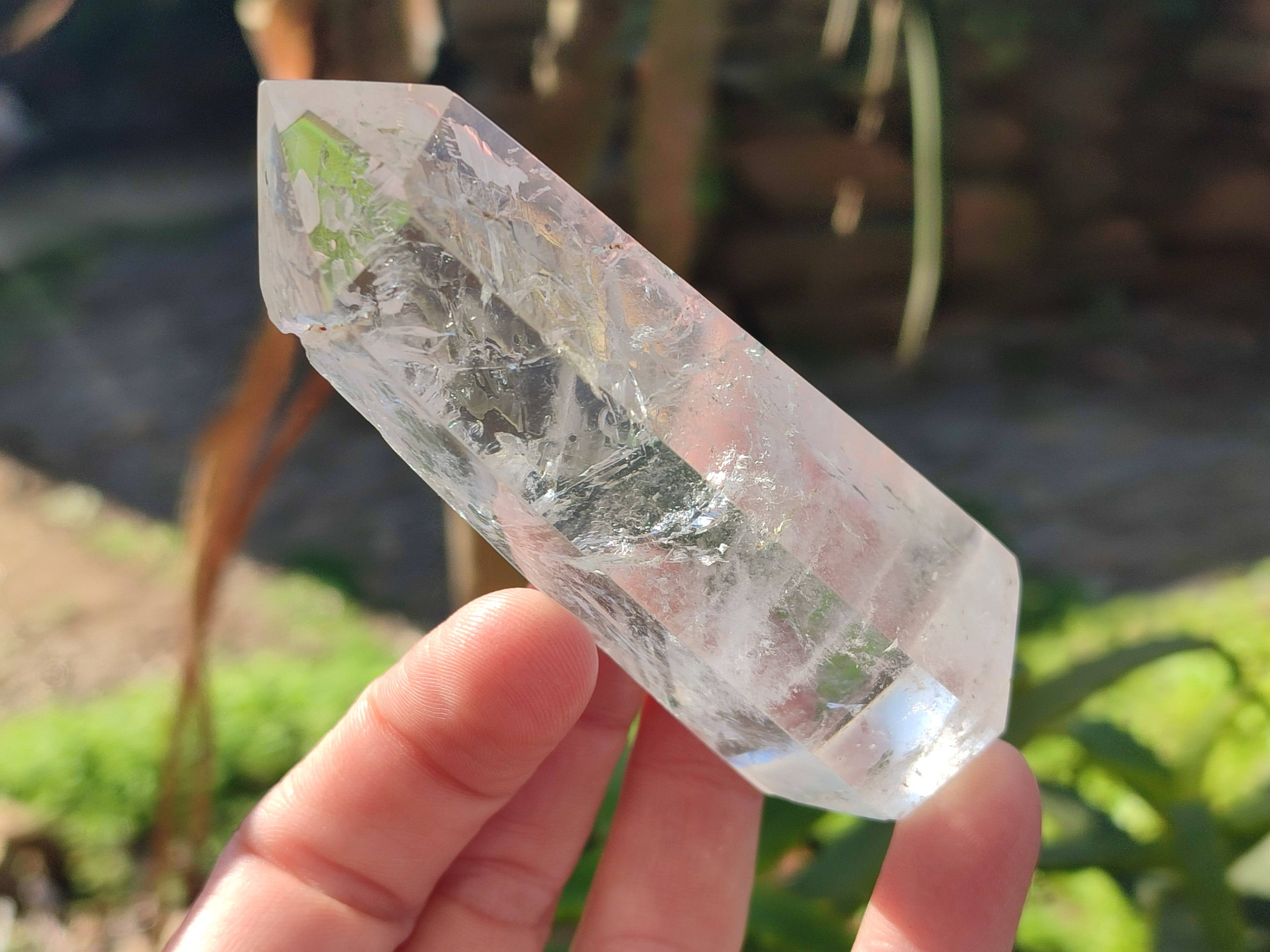 Polished Quartz Crystals x 6 From Madagascar - Toprock Gemstones and Minerals 