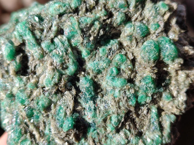 Natural Emerald Mica 'Mutokolite' Cobbed Specimens x 4 From Mutoko, Zimbabwe - Toprock Gemstones and Minerals 