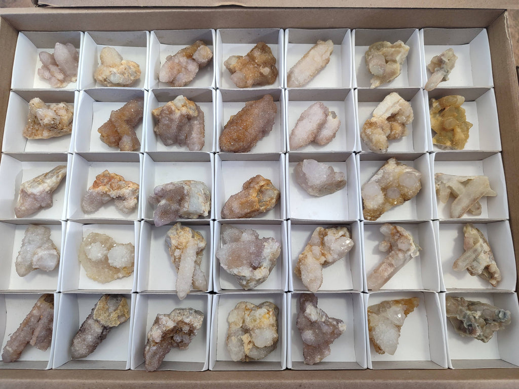 Natural Spirit Quartz Specimens x 35 From Boekenhouthoek, South Africa - Toprock Gemstones and Minerals 