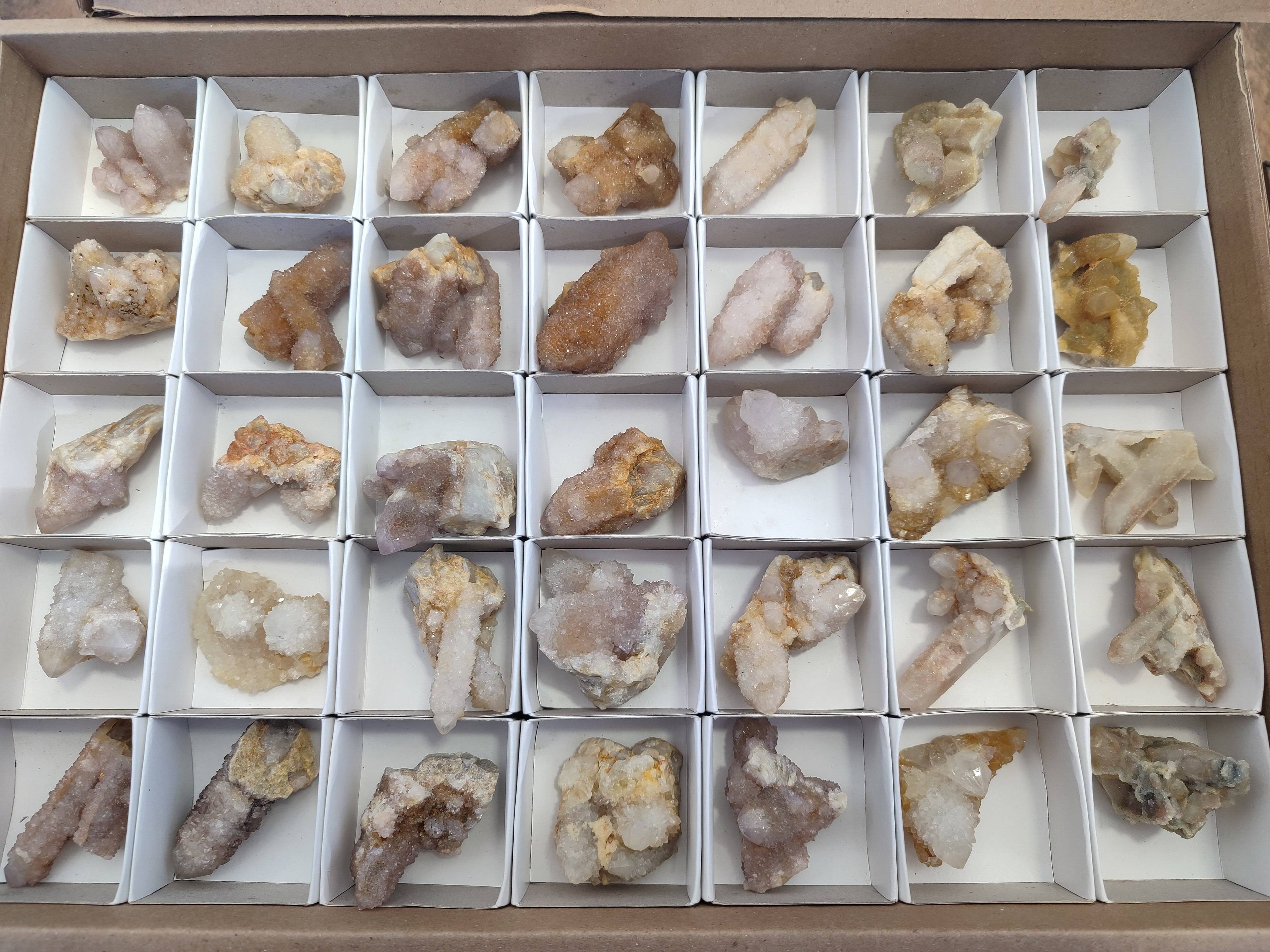 Natural Spirit Quartz Specimens x 35 From Boekenhouthoek, South Africa - Toprock Gemstones and Minerals 