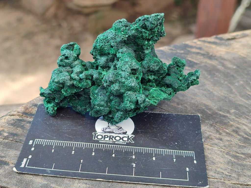 Natural Silky Malachite Specimens x 6 From Kasompe, Congo - Toprock Gemstones and Minerals 