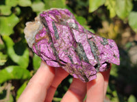 Natural Metallic Purpurite Cobbed Specimens x 6 From Erongo, Namibia