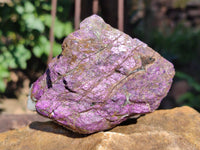 Natural Metallic Purpurite Cobbed Specimens x 6 From Erongo, Namibia