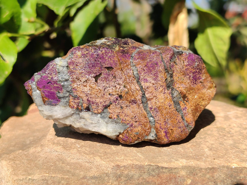 Natural Metallic Purpurite Cobbed Specimens x 6 From Erongo, Namibia - Toprock Gemstones and Minerals 