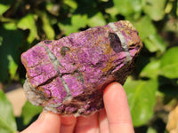 Natural Metallic Purpurite Cobbed Specimens x 6 From Erongo, Namibia