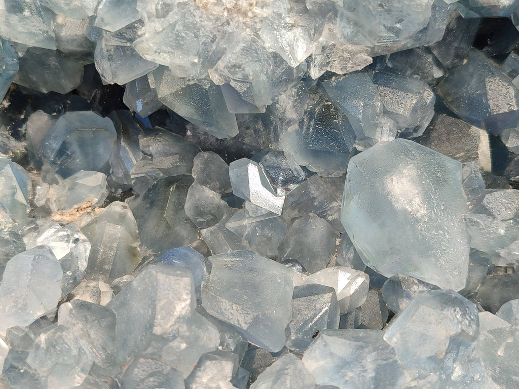 Natural Celestite Geode Specimen x 1 From Sakoany, Madagascar - Toprock Gemstones and Minerals 