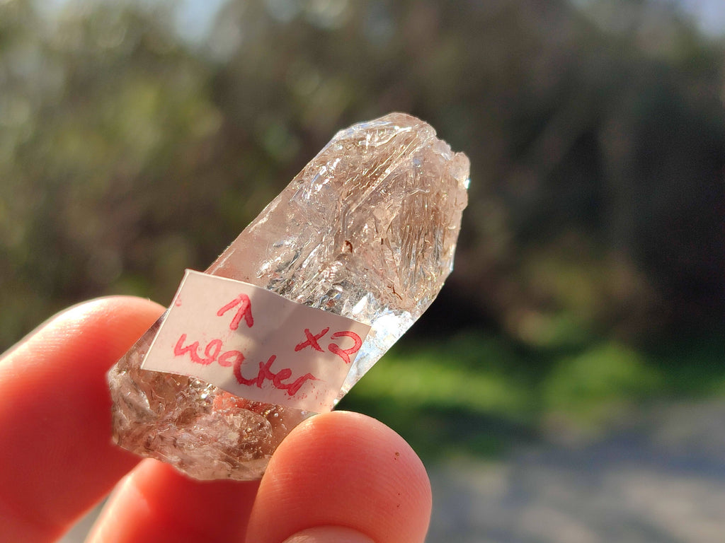 Natural Smokey Amethyst Quartz Crystals x 39 From Brandberg, Namibia - Toprock Gemstones and Minerals 