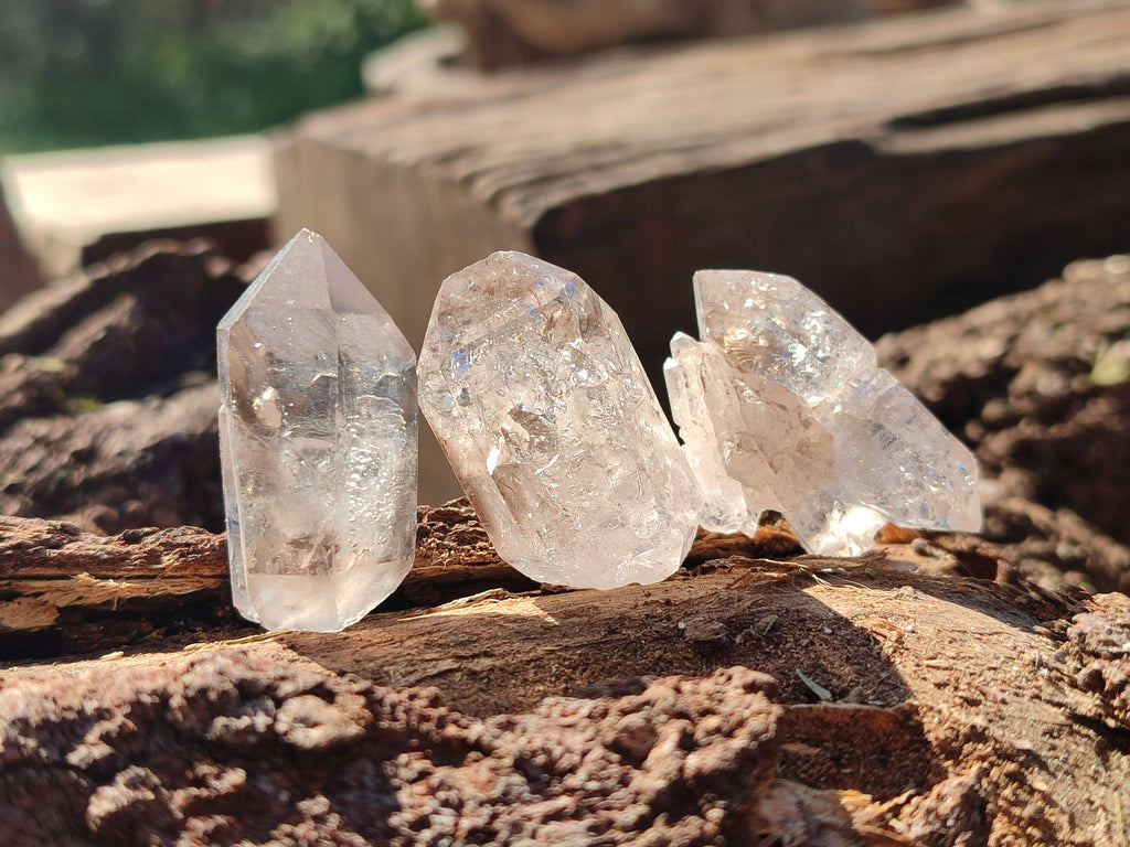 Natural Smokey Amethyst Quartz Crystals x 39 From Brandberg, Namibia - Toprock Gemstones and Minerals 