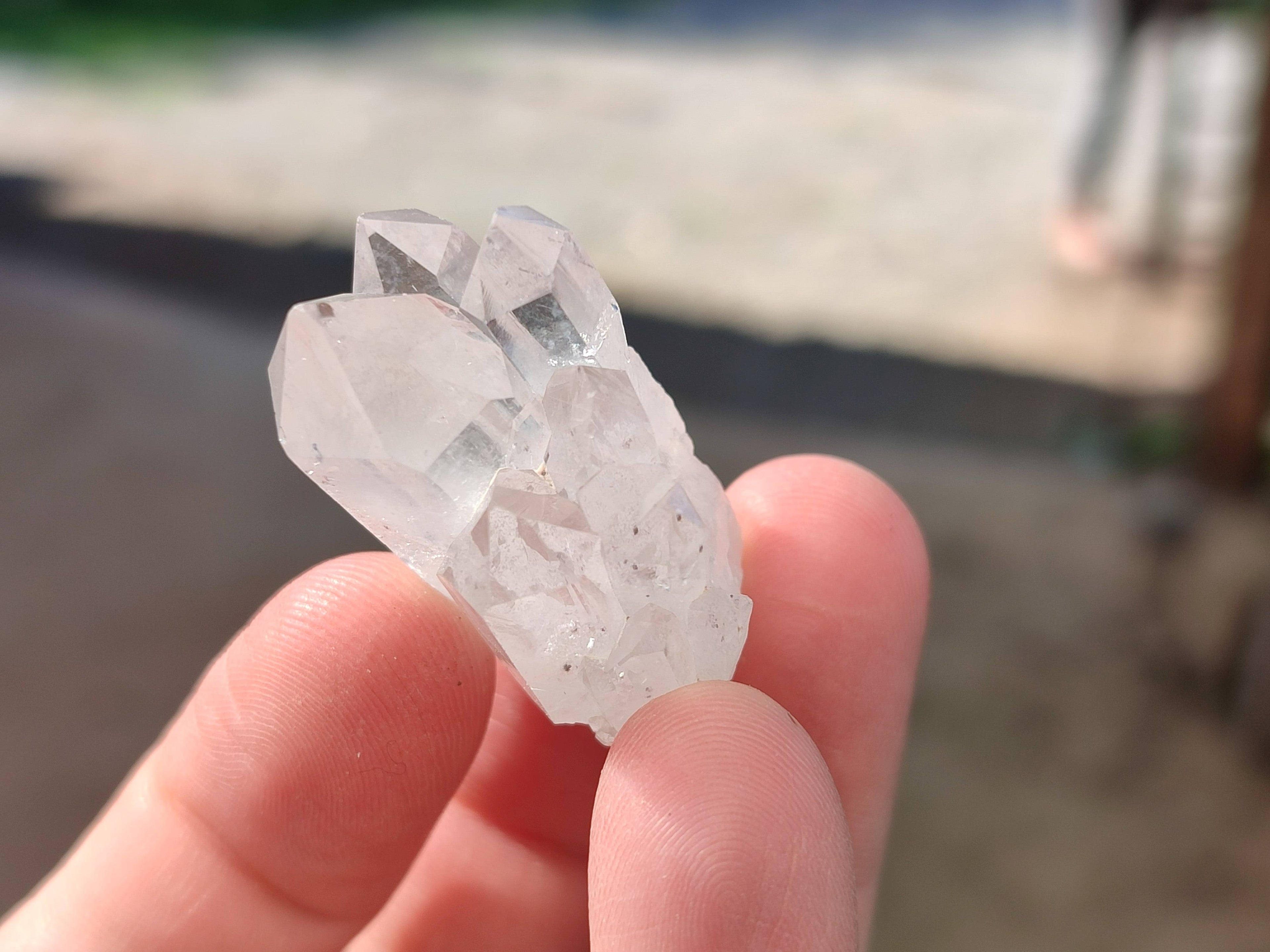 Natural Smokey Amethyst Quartz Crystals x 39 From Brandberg, Namibia - Toprock Gemstones and Minerals 