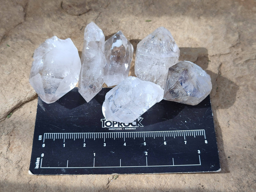 Natural Smokey Amethyst Quartz Crystals x 39 From Brandberg, Namibia - Toprock Gemstones and Minerals 