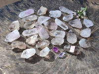 Natural Smokey Amethyst Quartz Crystals x 39 From Brandberg, Namibia