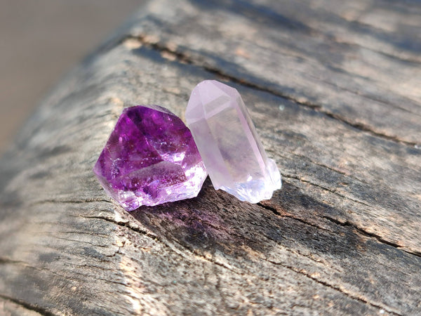 Natural Smokey Amethyst Quartz Crystals x 39 From Brandberg, Namibia