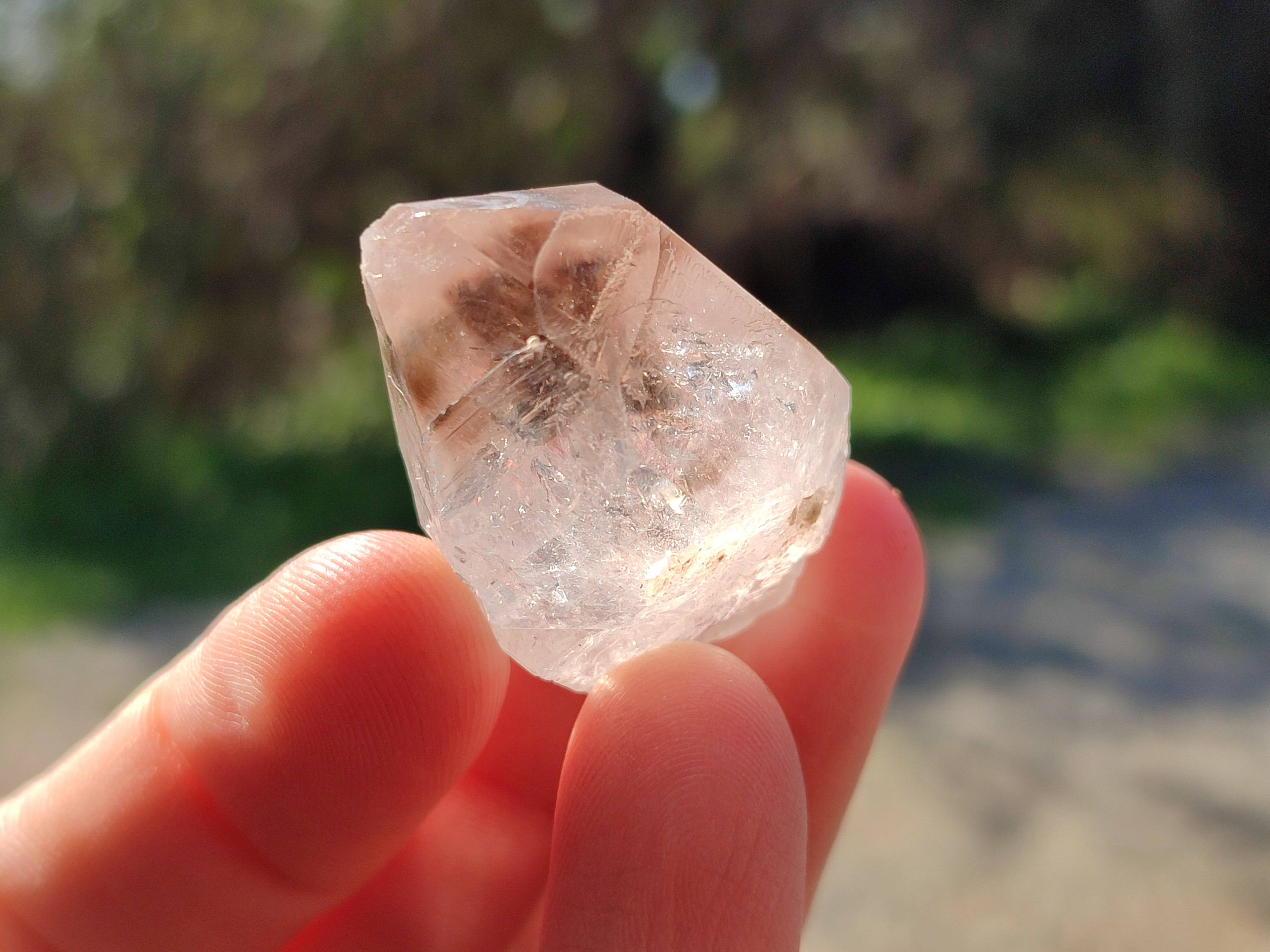 Natural Smokey Amethyst Quartz Crystals x 39 From Brandberg, Namibia - Toprock Gemstones and Minerals 