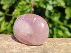 Polished Rose Quartz Palm Stones x 20 Madagascar - Toprock Gemstones and Minerals 