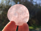 Polished Rose Quartz Palm Stones x 20 Madagascar - Toprock Gemstones and Minerals 