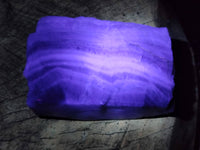 Polished On One Side Watermelon Fluorite x 3 From Uis, Namibia