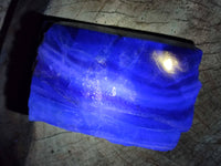 Polished On One Side Watermelon Fluorite x 3 From Uis, Namibia