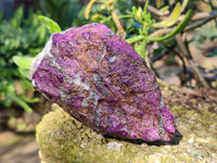 Natural Metallic Purpurite Cobbed Specimens x 4 From Erongo, Namibia