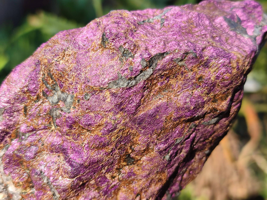 Natural Metallic Purpurite Cobbed Specimens x 4 From Erongo, Namibia - Toprock Gemstones and Minerals 