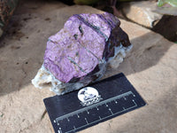 Natural Metallic Purpurite Cobbed Specimens x 4 From Erongo, Namibia
